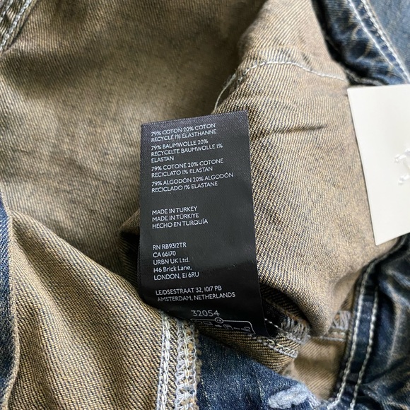 Urban Outfitters | NWT’s cyber Y2K motocross low-rise flare two toned grunge - Picture 5 of 6